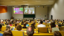 View into the lecture hall.